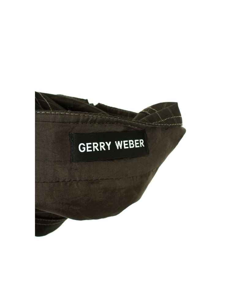 GERRY WEBER Damen Rock Gr. DE 40 Braun Baumwolle – Foto 3