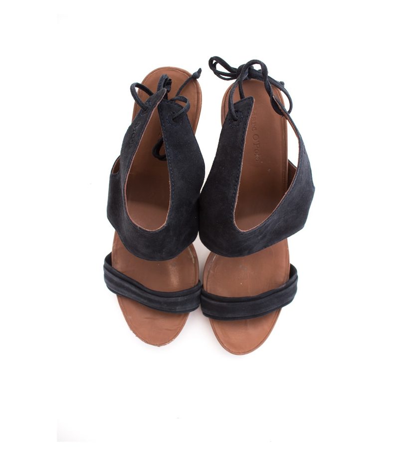 MARC O'POLO Damen Sandaletten High Heels Pumps Gr. EU 40 Schwarz Leder – Foto 2