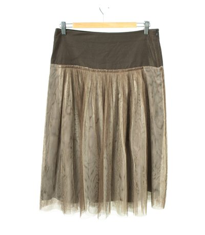 CINQUE Damen Rock Gr. DE 36 Braun