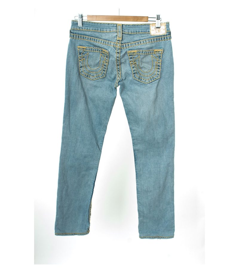 Damen Hose Jeans Gr. DE 38 Blau – Foto 2