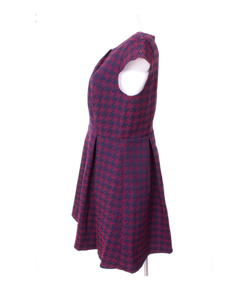 mint & berry Damen Kleid Minikleid Gr. DE 42 Blau/Rot Baumwolle NEU – Foto 2