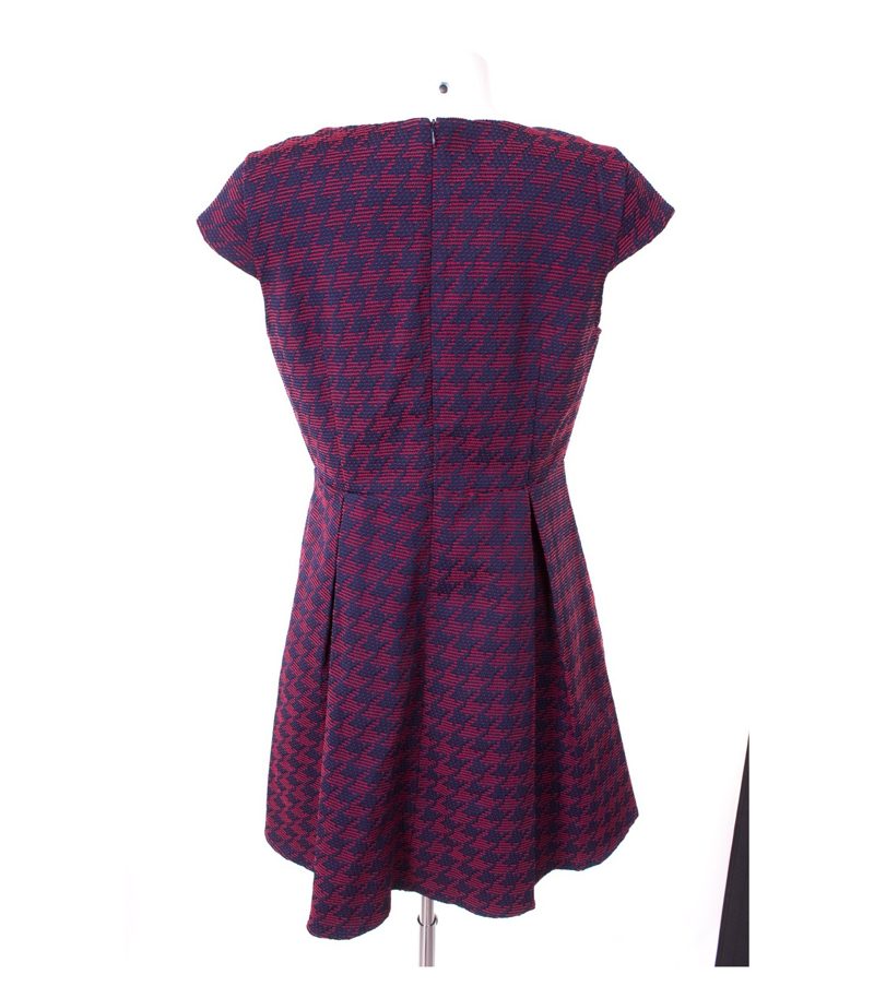 mint & berry Damen Kleid Minikleid Gr. DE 42 Blau/Rot Baumwolle NEU – Foto 3