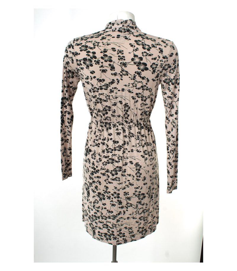 NOA Damen Kleid Gr. XS Schwarz/Beige Viskose – Foto 3