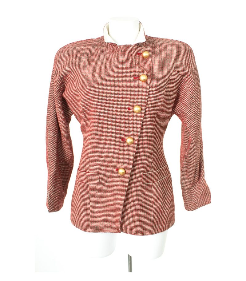 Christian Dior Damen Blazer Gr. US 8 DE 38 Mehrfarbig Wolle Viskose – Foto 1