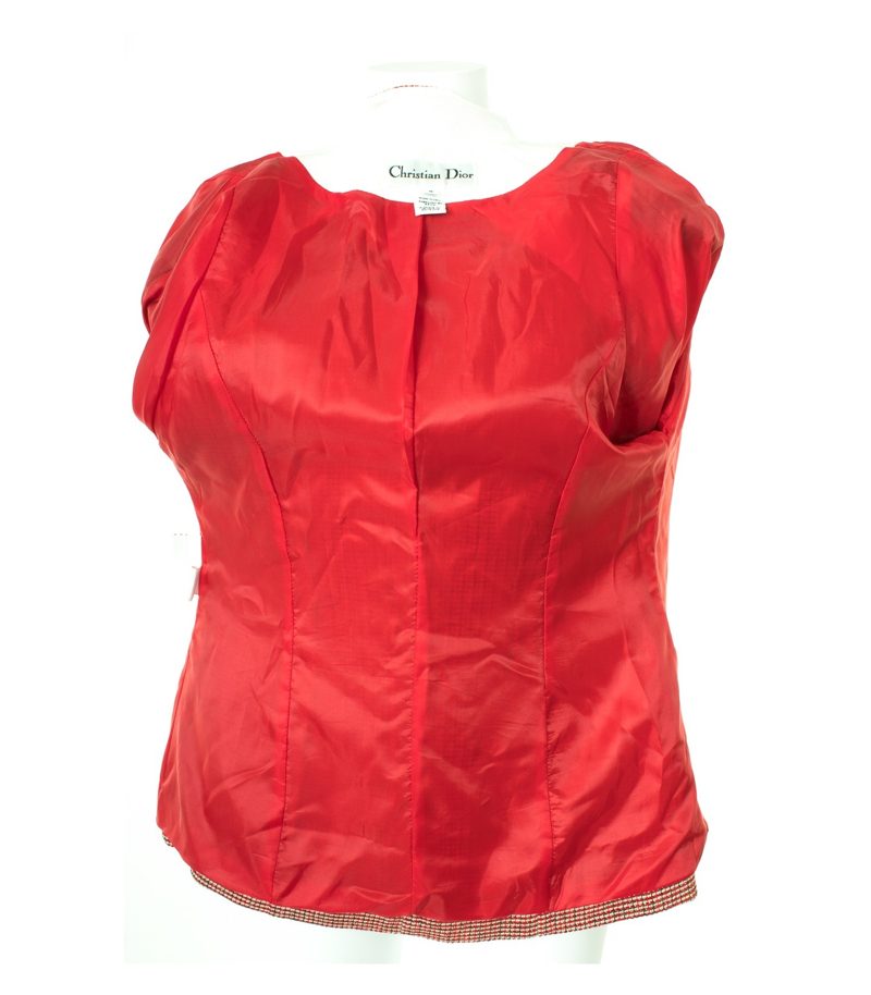 Christian Dior Damen Blazer Gr. US 8 DE 38 Mehrfarbig Wolle Viskose – Foto 6