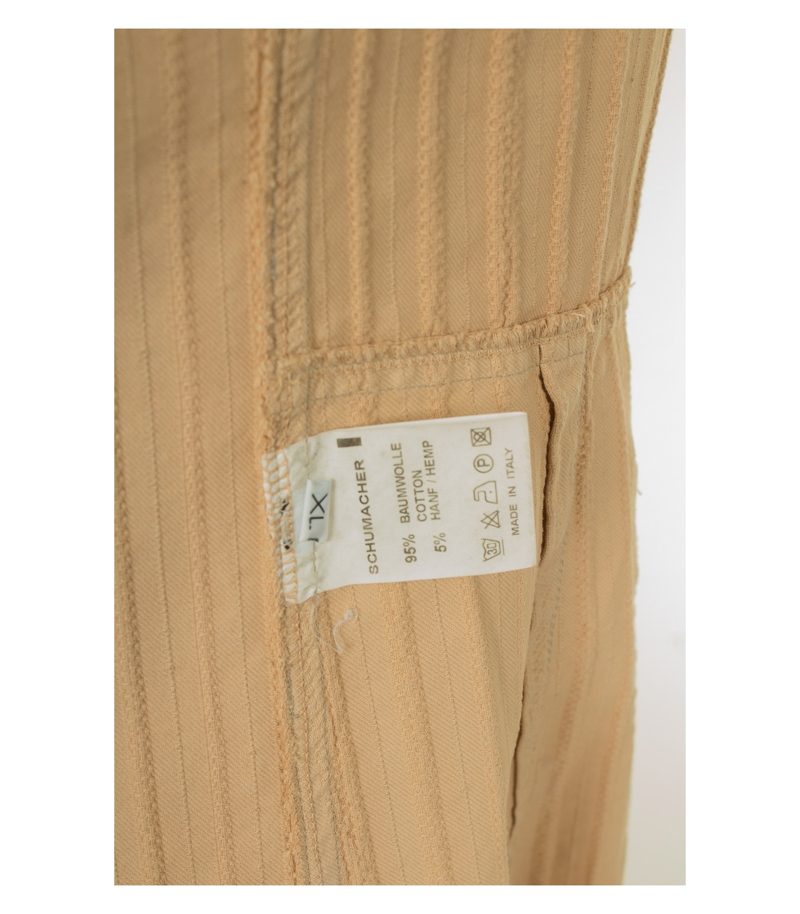 SCHUMACHER Damen Mantel Hanf Gr. XL in Beigebraun Baumwolle – Foto 6
