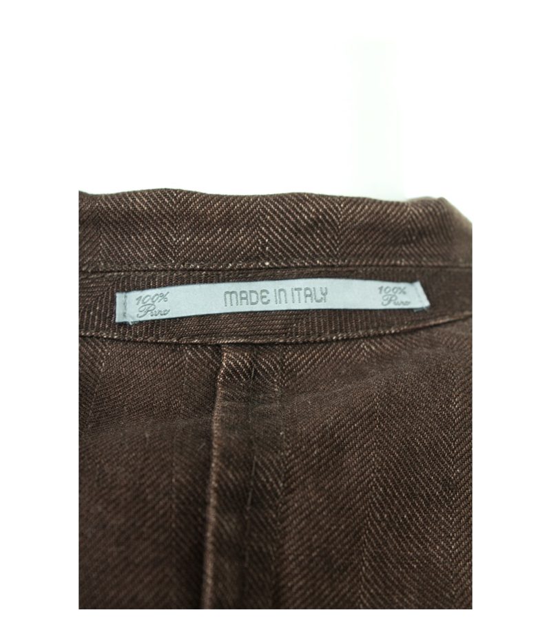 Cantarelli Damen Blazer Gr. DE 42 in Braunrot Leinen – Foto 9