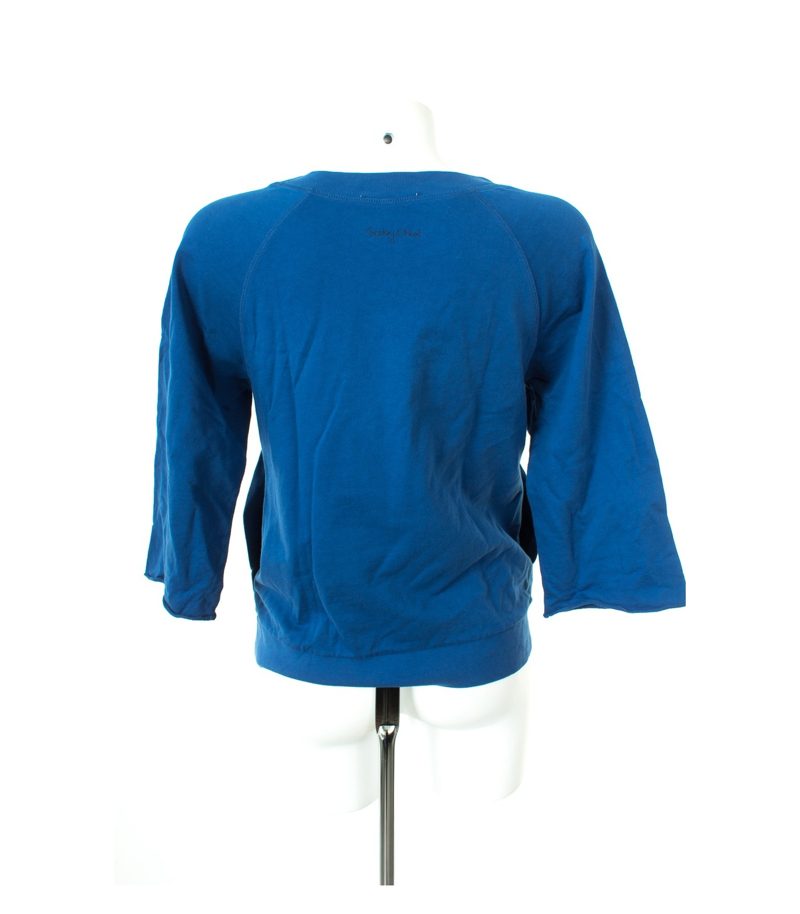 SEE BY Damen CHLOE Langarmshirt Shirt Gr. DE 38 Blau Baumwolle – Foto 4