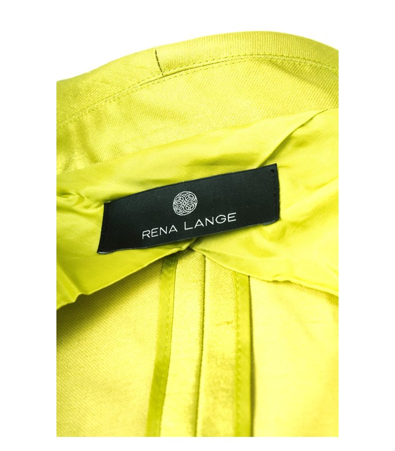 RENA LANGE Damen Blazer Gr. DE 36 Grün Seide Baumwolle – Foto 5