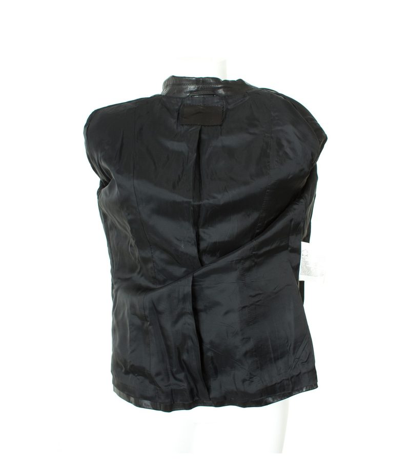 ROOK'S sensible products Damen Lederjacke Gr. DE 36 Schwarz Leder – Foto 3