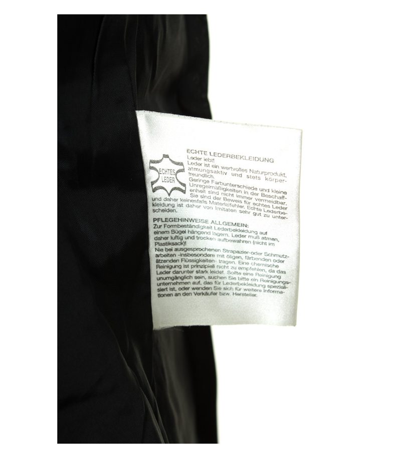 ROOK'S sensible products Damen Lederjacke Gr. DE 36 Schwarz Leder – Foto 4