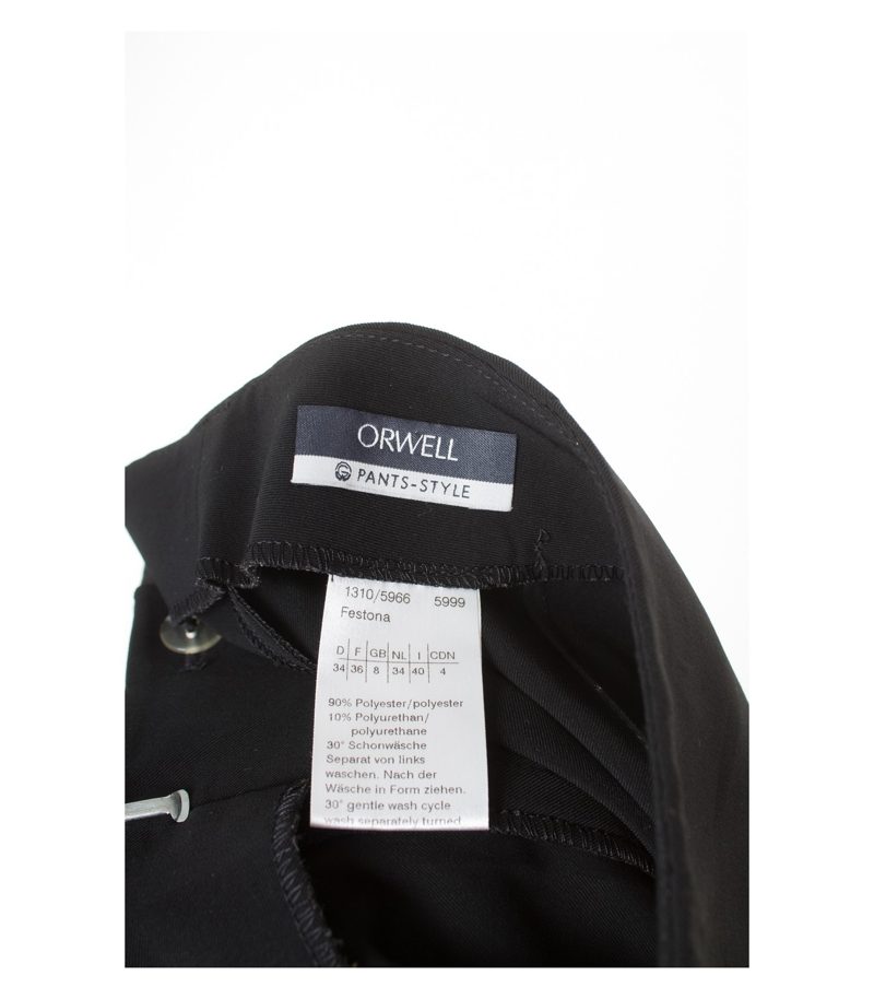 ORWELL Damen Hose Gr. DE 34 Schwarz – Foto 3