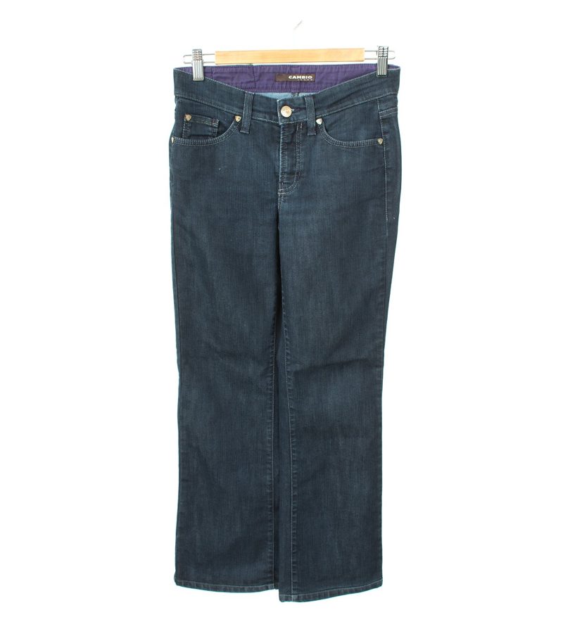 CAMBIO JEANS Damen Hose Jeans Gr. DE 34 Dunkelblau Baumwolle – Foto 1