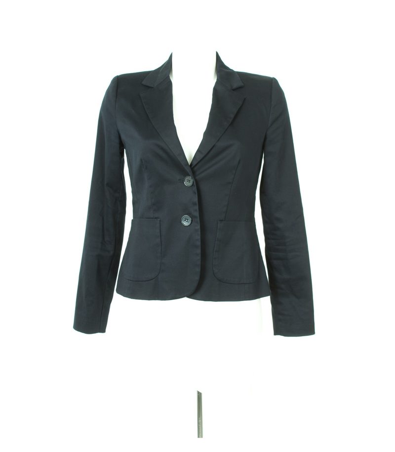 HALLHUBER BASIC Damen Blazer Gr. DE 36 Blau Baumwolle – Foto 1