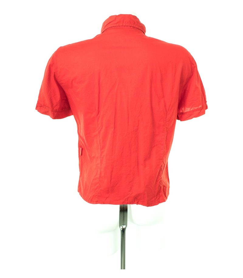 CERRUTI JEANS Damen Bluse Shirt Gr. L Rot Baumwolle – Foto 3