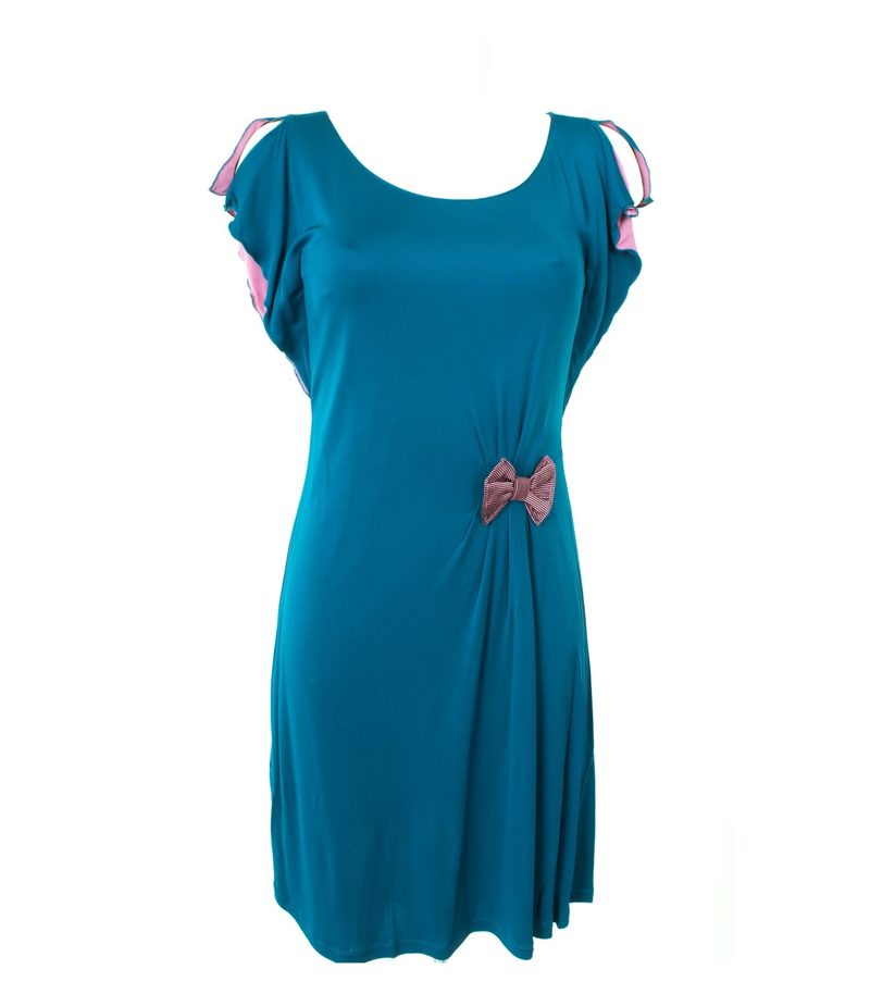 PHILOSOPHY DI ALBERTA FERRETTI Damen Kleid Gr. DE 36 Blau Viskose – Foto 1