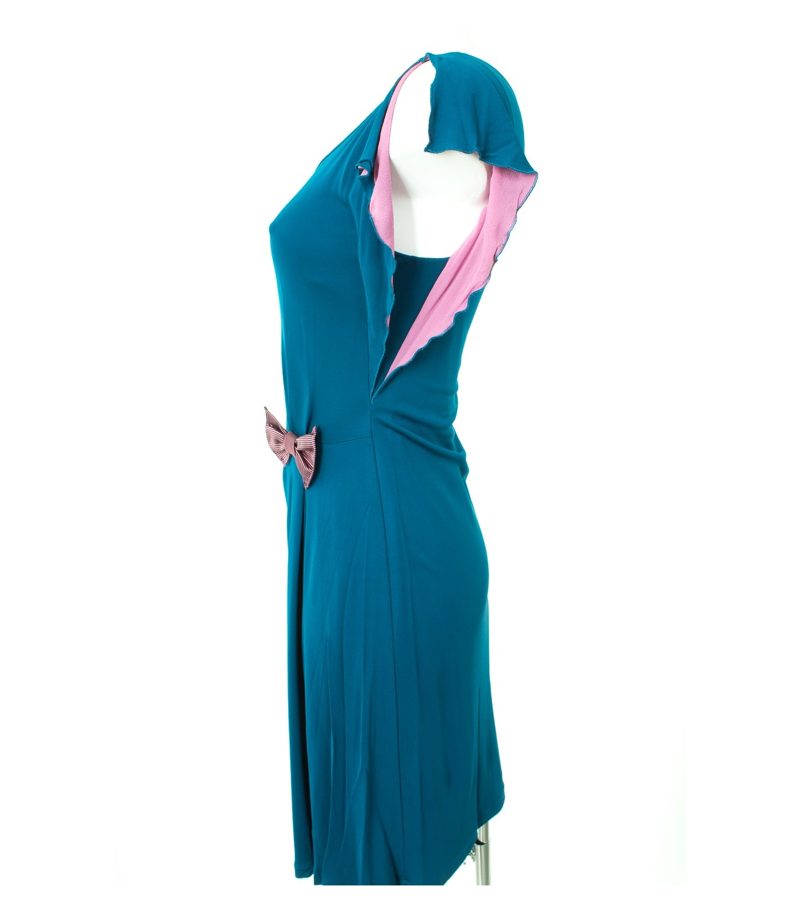 PHILOSOPHY DI ALBERTA FERRETTI Damen Kleid Gr. DE 36 Blau Viskose – Foto 2