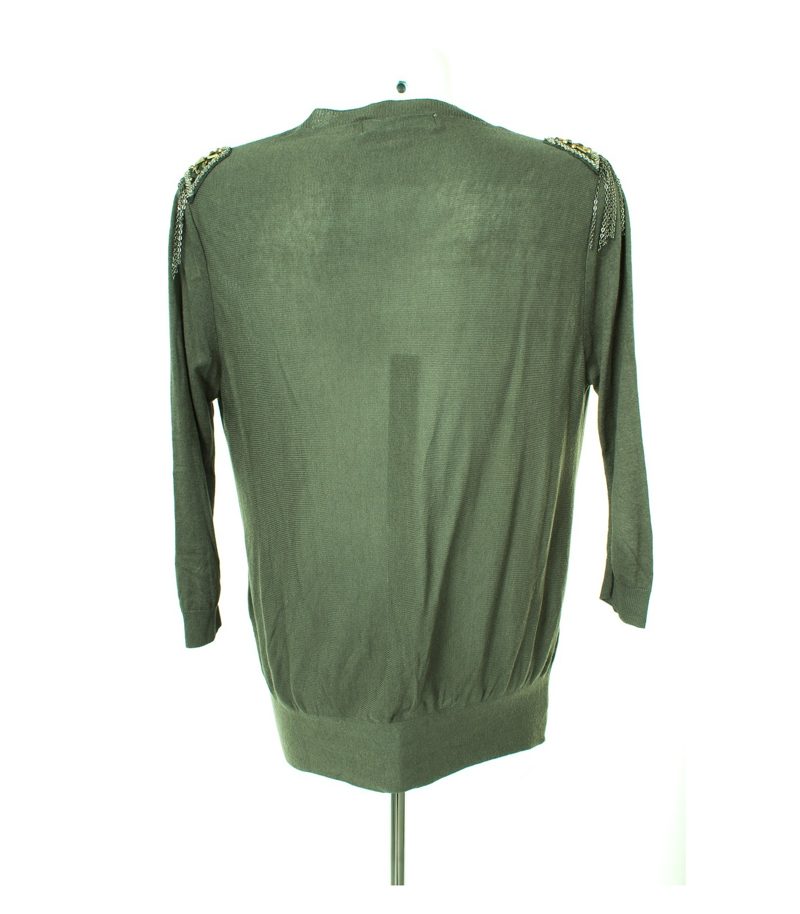 ZARA Damen Pullover Gr. S Khaki Viskose – Foto 4