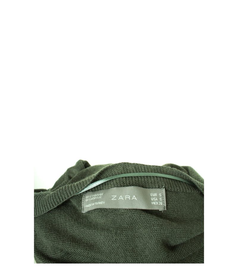 ZARA Damen Pullover Gr. S Khaki Viskose – Foto 5