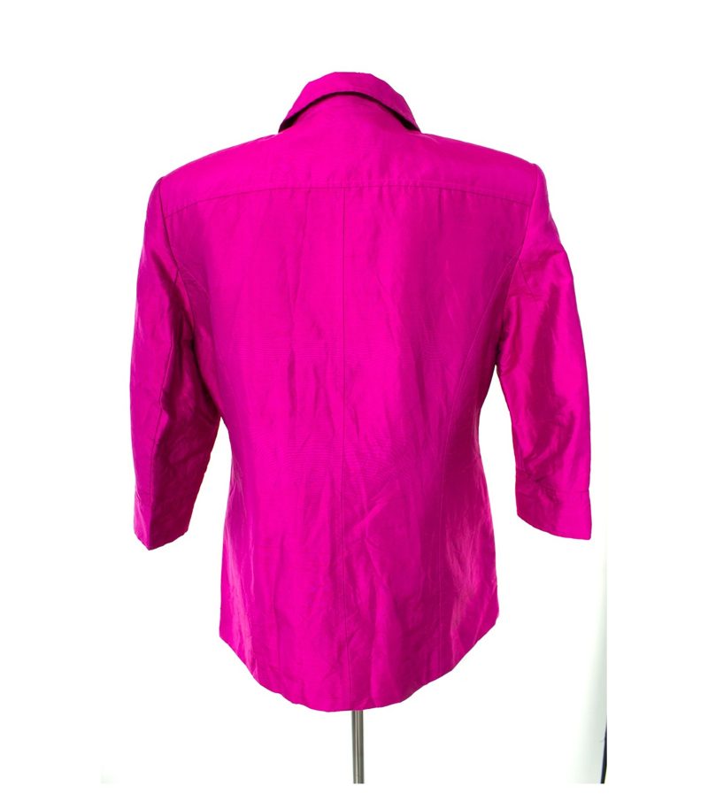 Damen Jacke Gr. DE 40 Violett Seide – Foto 2
