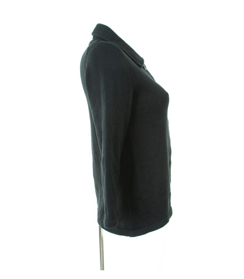 JUST Damen Strickjacke Gr. DE 36 Schwarz Knit Baumwolle – Foto 2