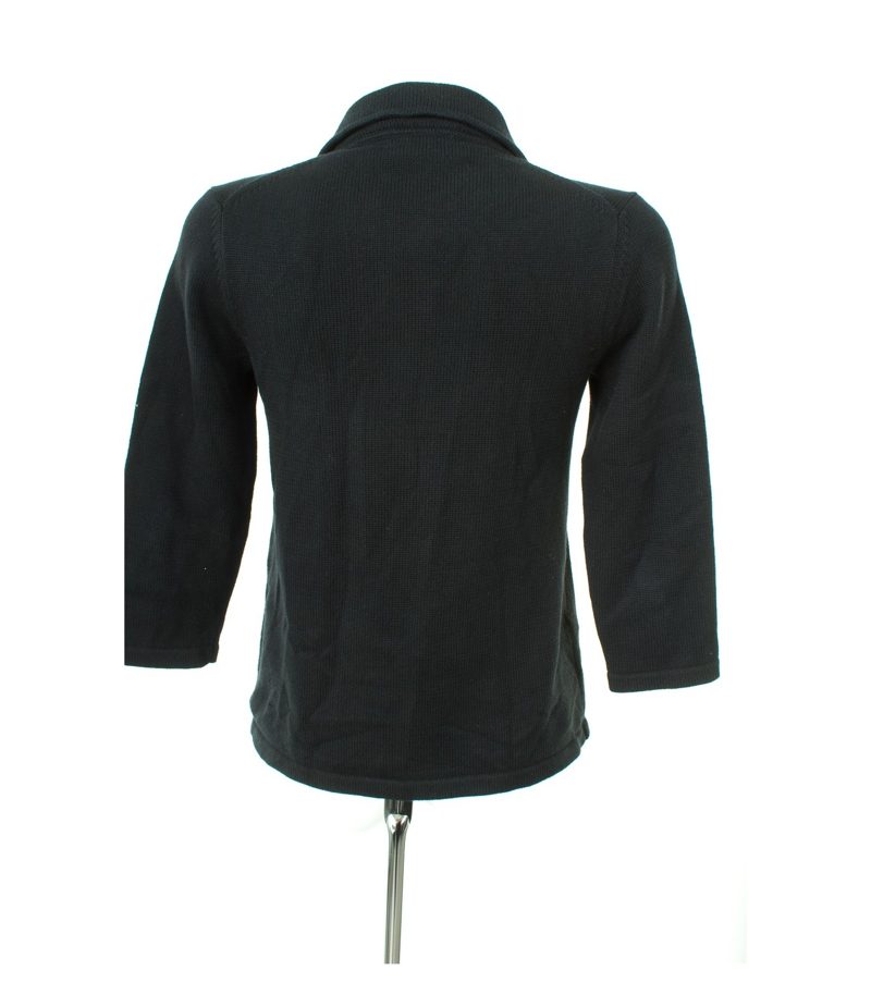 JUST Damen Strickjacke Gr. DE 36 Schwarz Knit Baumwolle – Foto 3