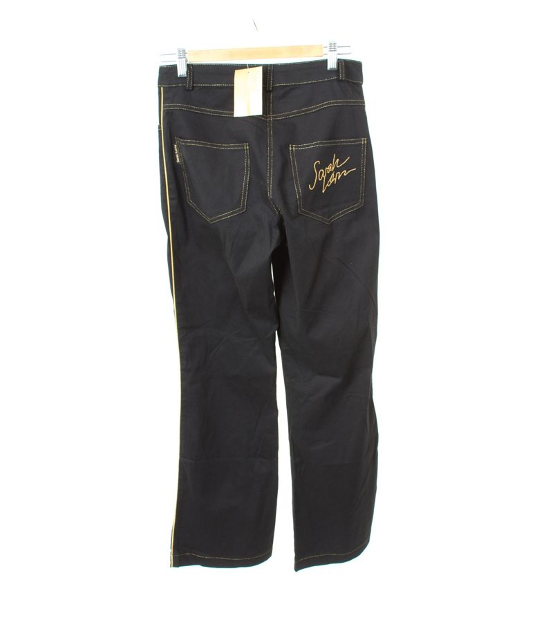 Sarah Kern Damen Hose Jeans Gr. DE 38 Schwarz Baumwolle NEU – Foto 2