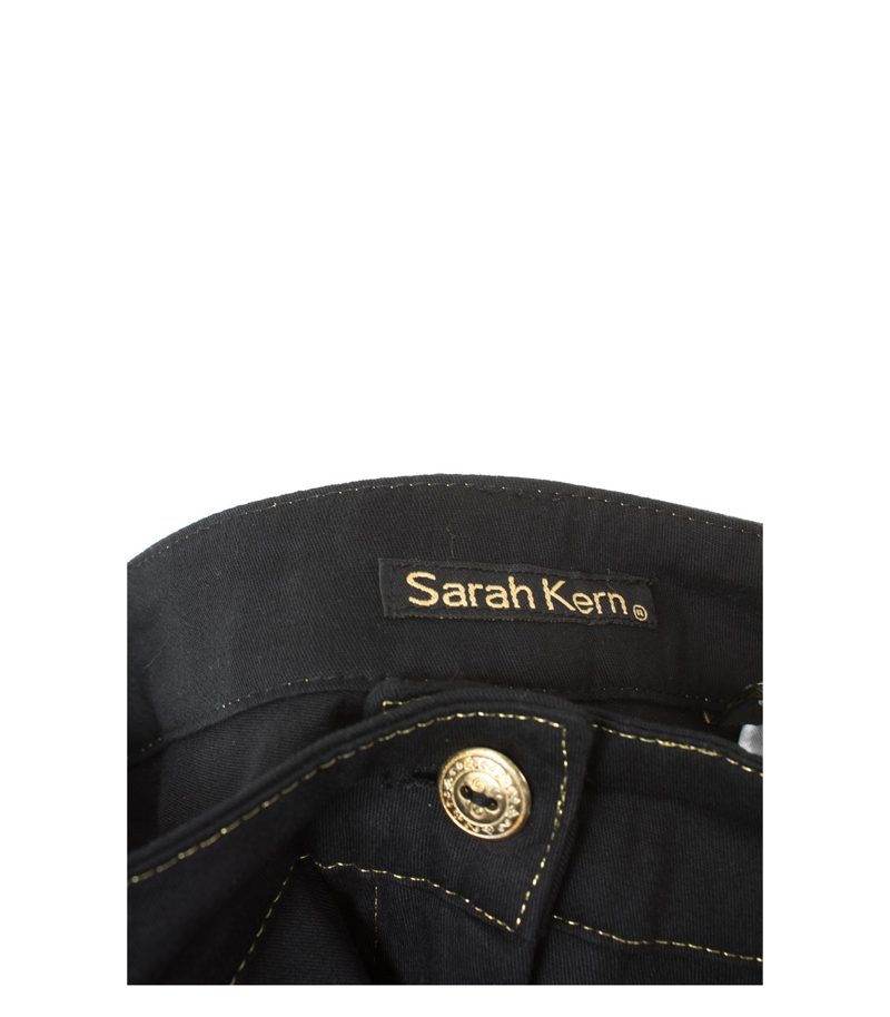 Sarah Kern Damen Hose Jeans Gr. DE 38 Schwarz Baumwolle NEU – Foto 3