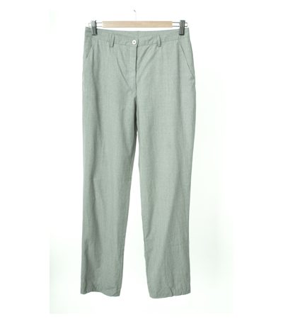 ST.EMILE Damen Hose Gr. DE 38 Grau Wolle