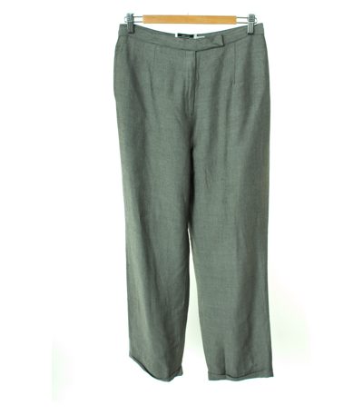 GIANNI Damen Hose Gr. DE 42/US 12 Grau Viskose Mohair