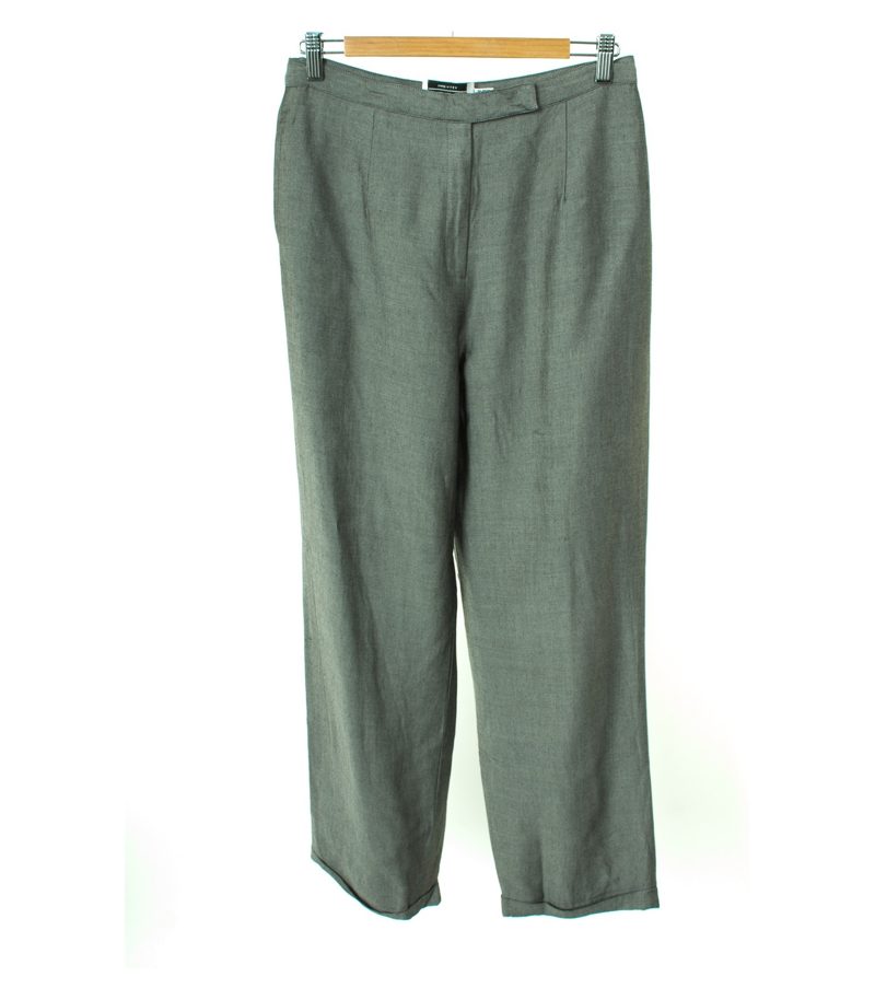 GIANNI Damen Hose Gr. DE 42/US 12 Grau Viskose Mohair – Foto 1