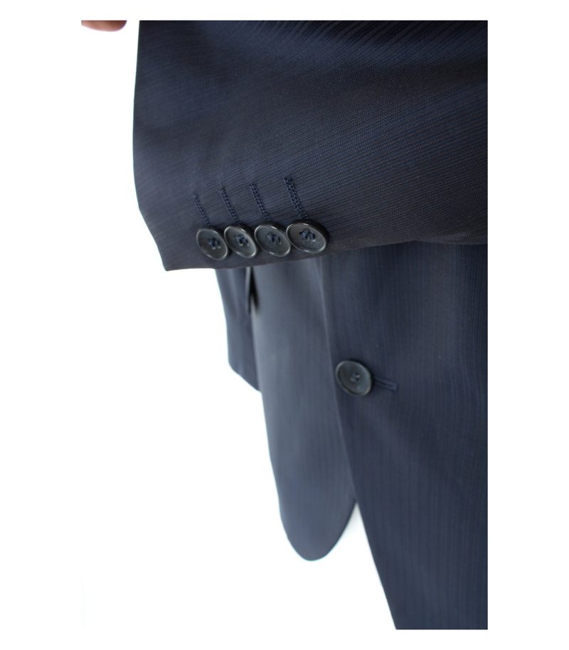 DIGEL THE MENSWEAR CONCEPT Herren Sakko Gr. 50 Blau Wolle – Foto 3