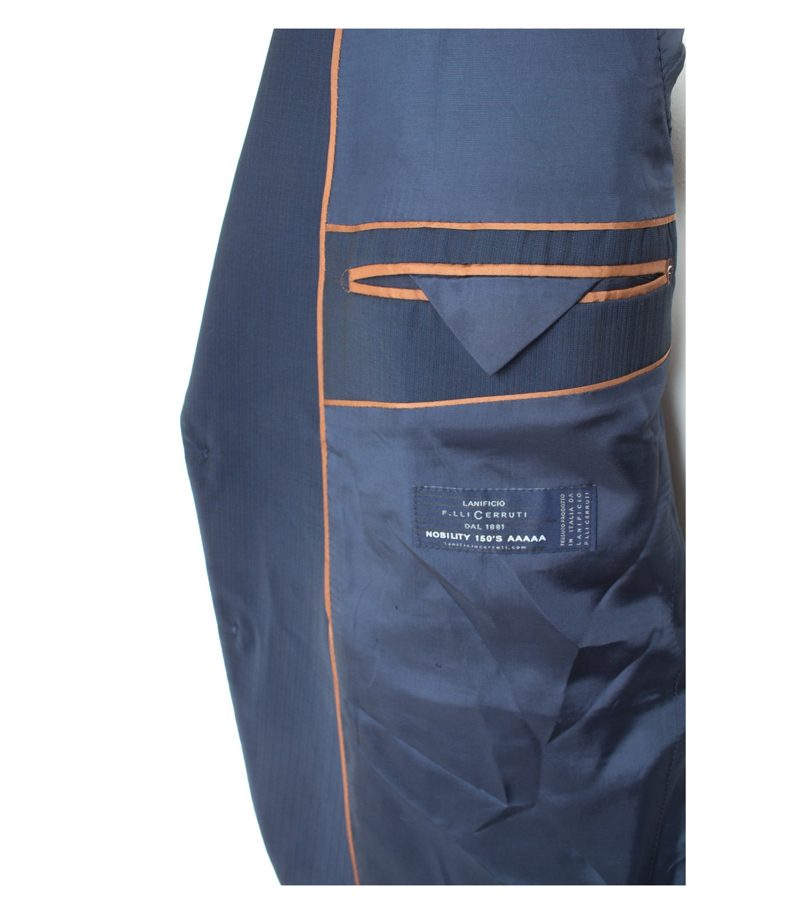 DIGEL THE MENSWEAR CONCEPT Herren Sakko Gr. 50 Blau Wolle – Foto 4