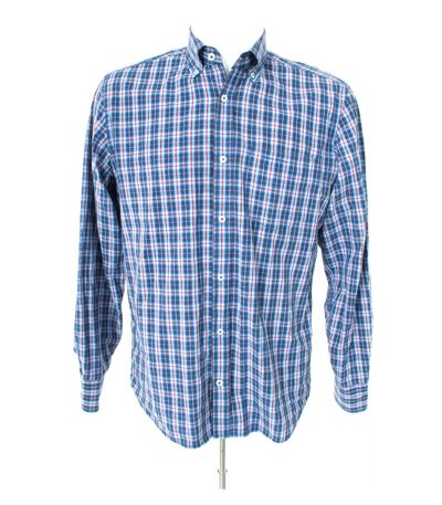 Marc O'Polo Herren Hemd Freizeit REGULAR FIT Gr. S Mehrfarbig Baumwolle