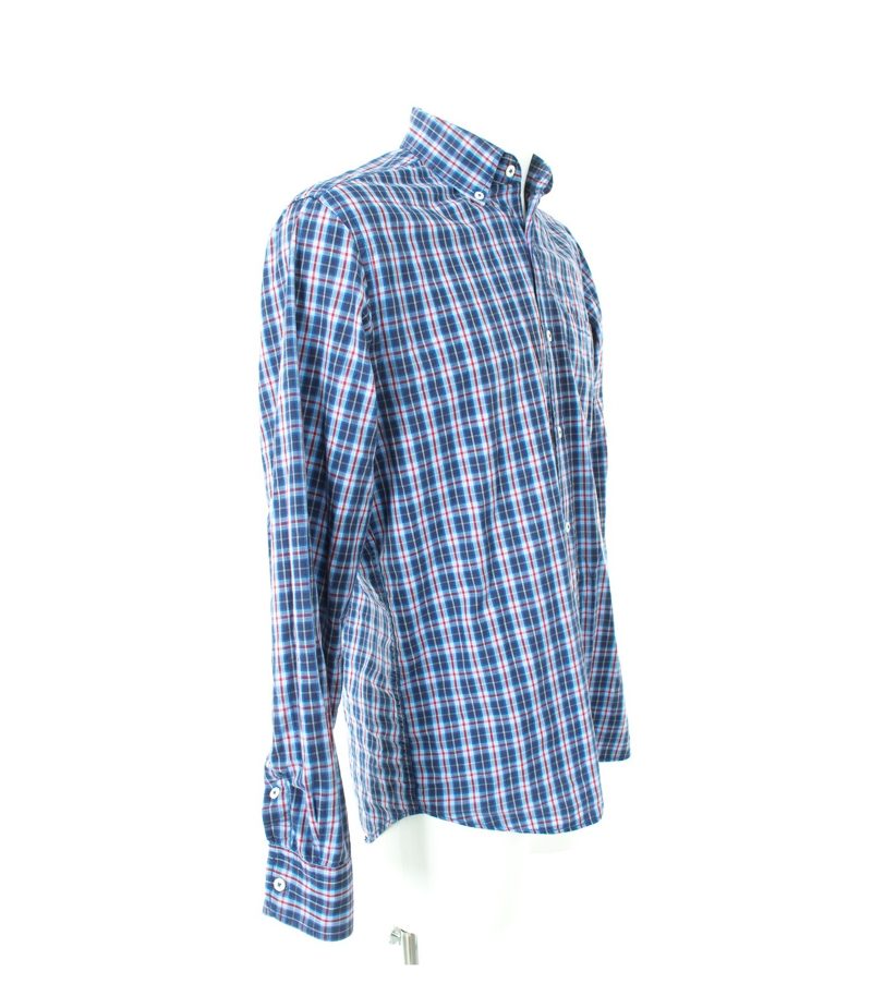 Marc O'Polo Herren Hemd Freizeit REGULAR FIT Gr. S Mehrfarbig Baumwolle – Foto 2