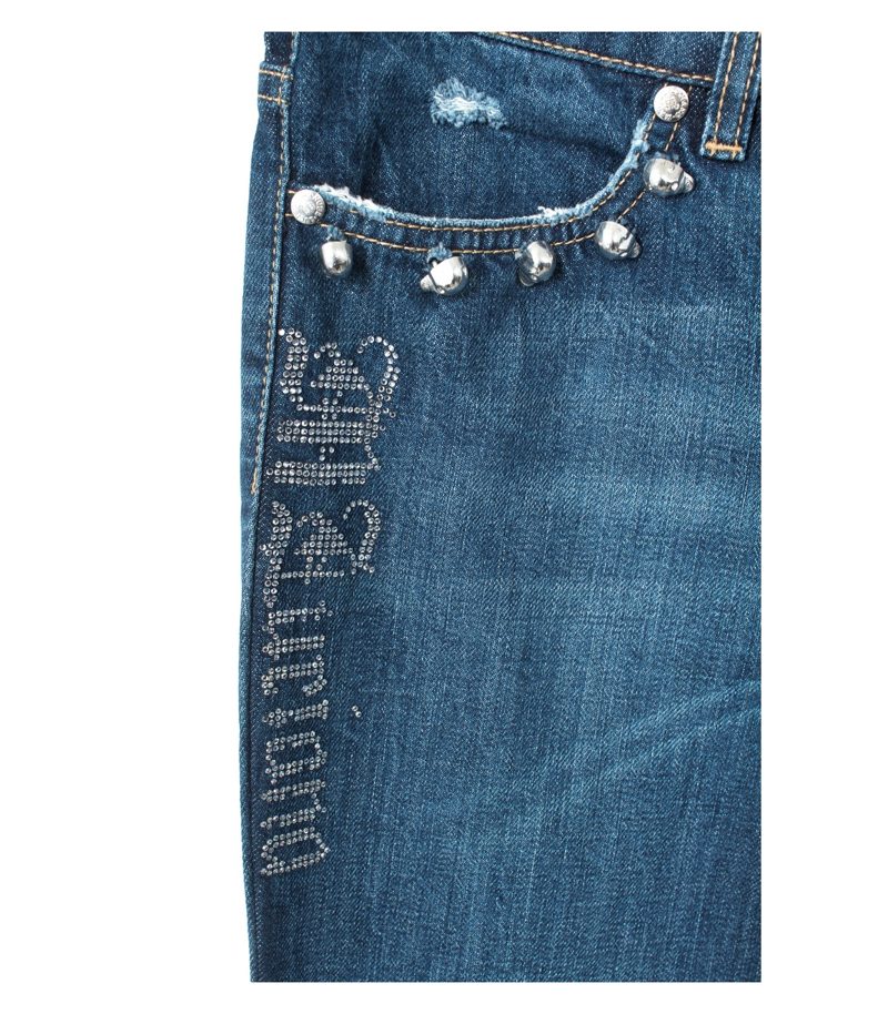 Manuel Luciano Damen Jeans Gr. W29 Blau Baumwolle – Foto 4