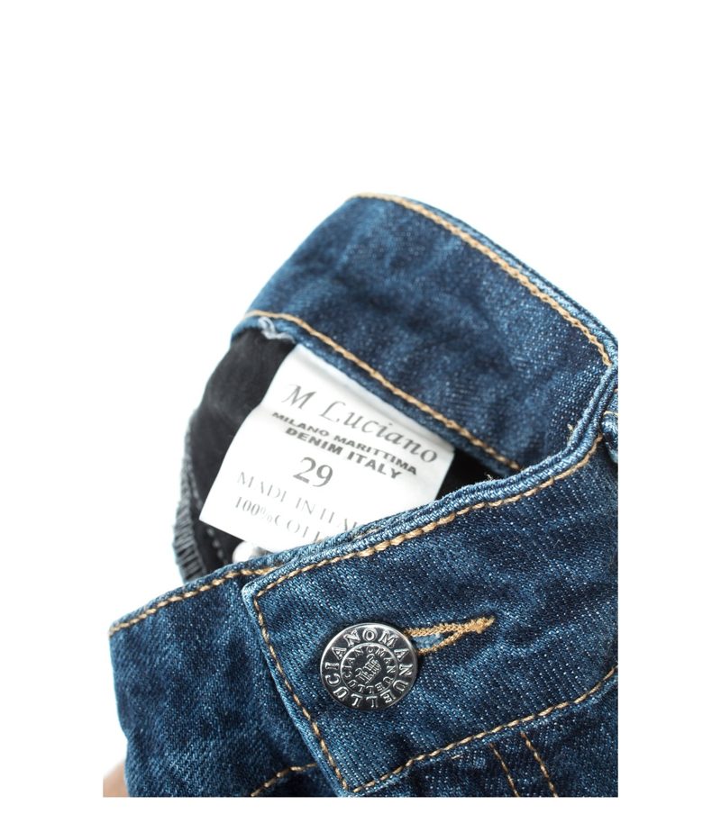 Manuel Luciano Damen Jeans Gr. W29 Blau Baumwolle – Foto 5