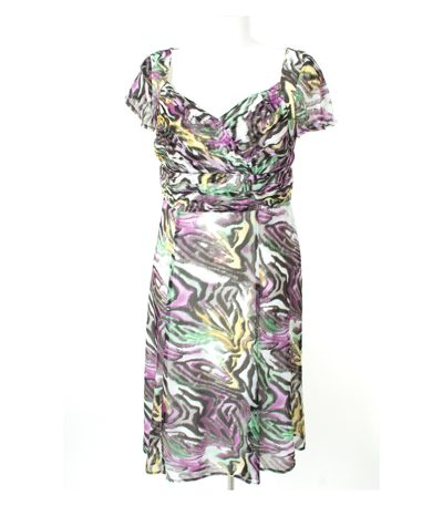 Betty Barclay Damen Kleid Gr. DE 38 Mehrfarbig