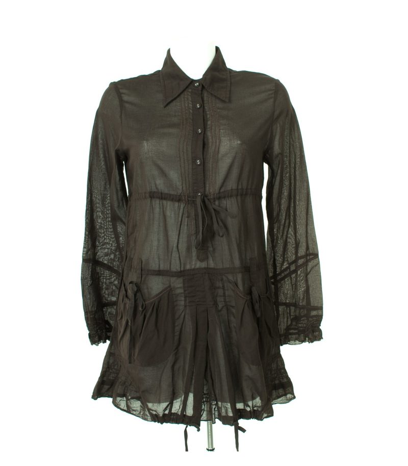 sandwich_ Damen Bluse Shirt Gr. DE 36 Braun – Foto 1
