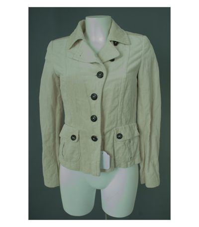 Laurel Damen Blazer Samtblazer Gr. DE 36 Beige Baumwolle
