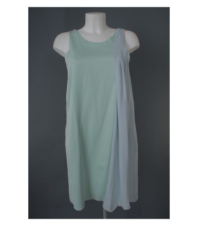 EMPORIO ARMANI Damen Kleid Gr. DE 36 Grau/Grün Viskose