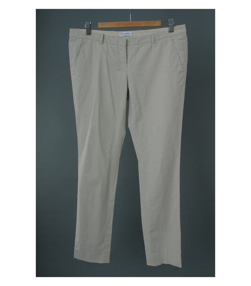 COSTUME NATIONAL Damen Hose Gr. DE 40 Beige Baumwolle Seide – Foto 1