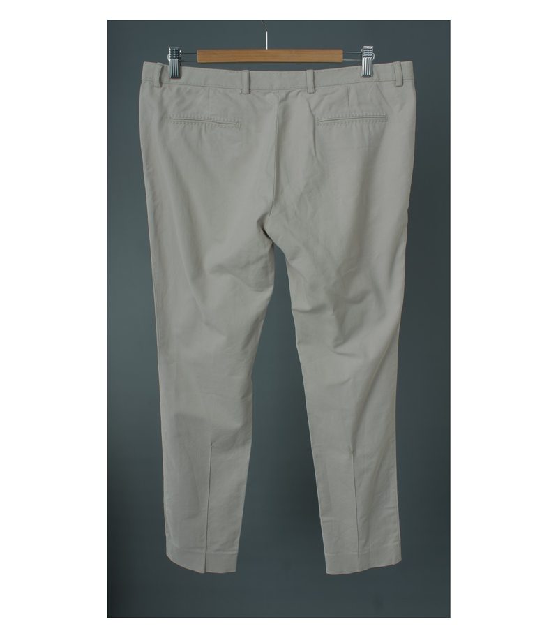 COSTUME NATIONAL Damen Hose Gr. DE 40 Beige Baumwolle Seide – Foto 2