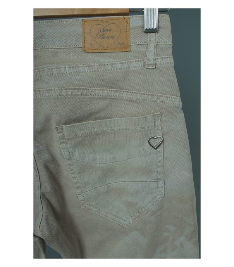 Damen Jeans Hose Gr. DE 36 Beigegrau Baumwolle – Foto 3