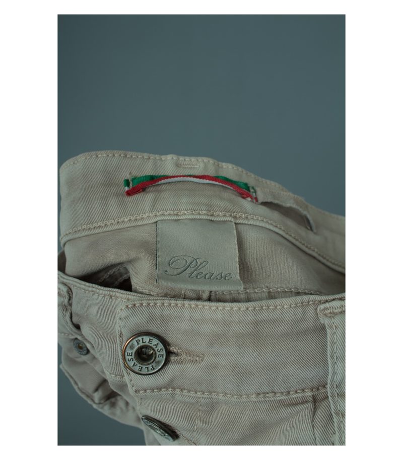 Damen Jeans Hose Gr. DE 36 Beigegrau Baumwolle – Foto 4