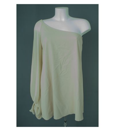 river.island Damen Bluse Shirt Gr. UK 14/DE 40 Beige Viskose