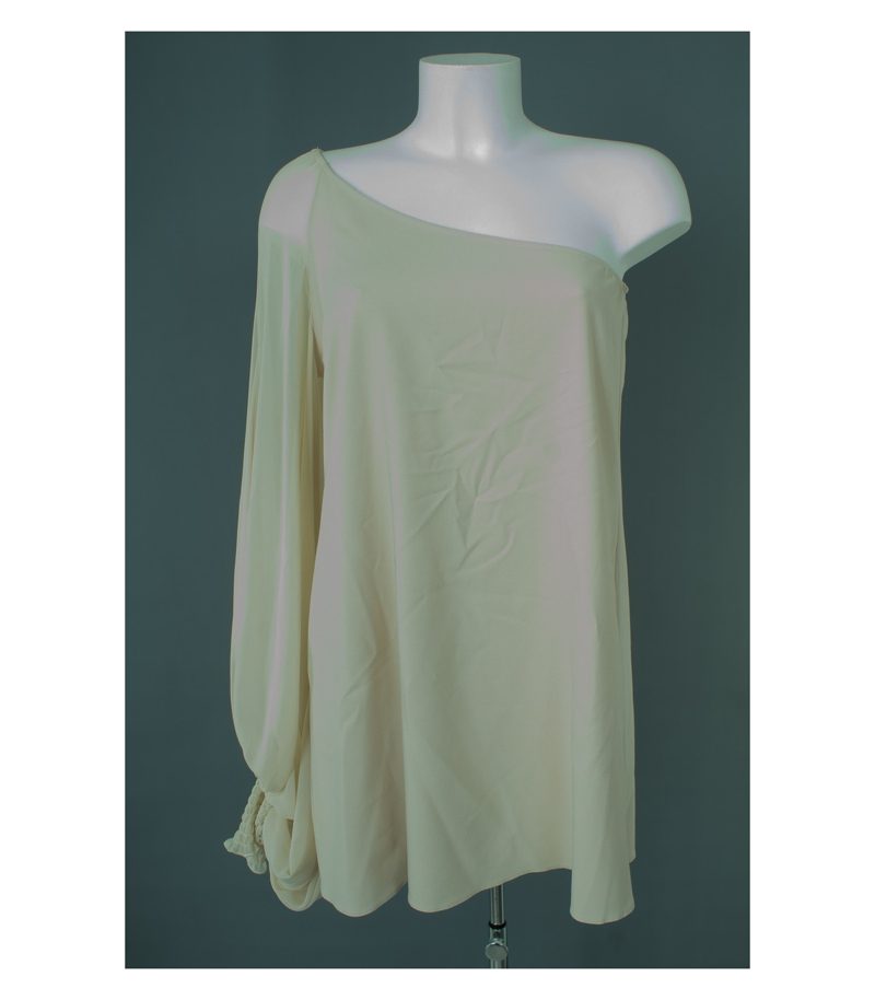 river.island Damen Bluse Shirt Gr. UK 14/DE 40 Beige Viskose – Foto 1