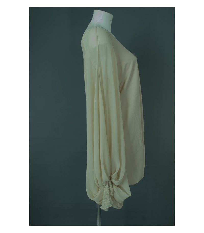 river.island Damen Bluse Shirt Gr. UK 14/DE 40 Beige Viskose – Foto 2