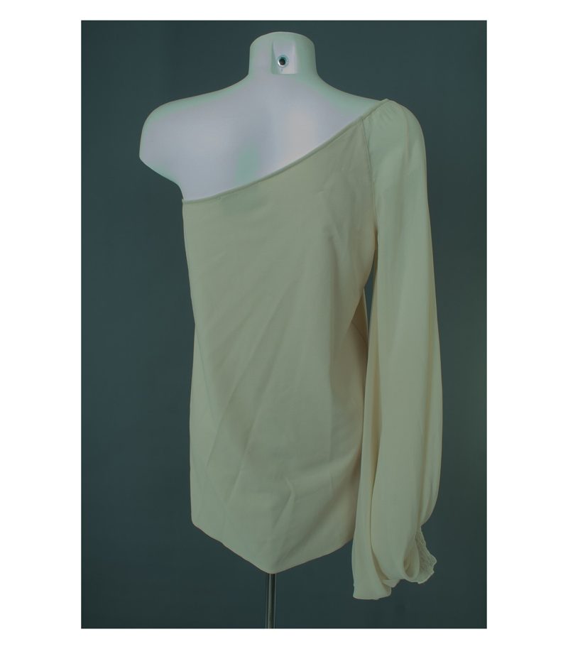 river.island Damen Bluse Shirt Gr. UK 14/DE 40 Beige Viskose – Foto 5