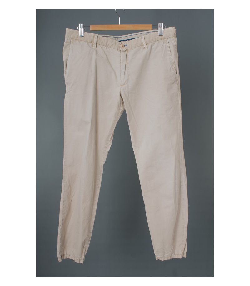 JOOP Herren Hose Gr. 50 Beige Baumwolle – Foto 1